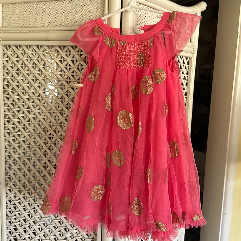 Fuchsia dress for your little princess